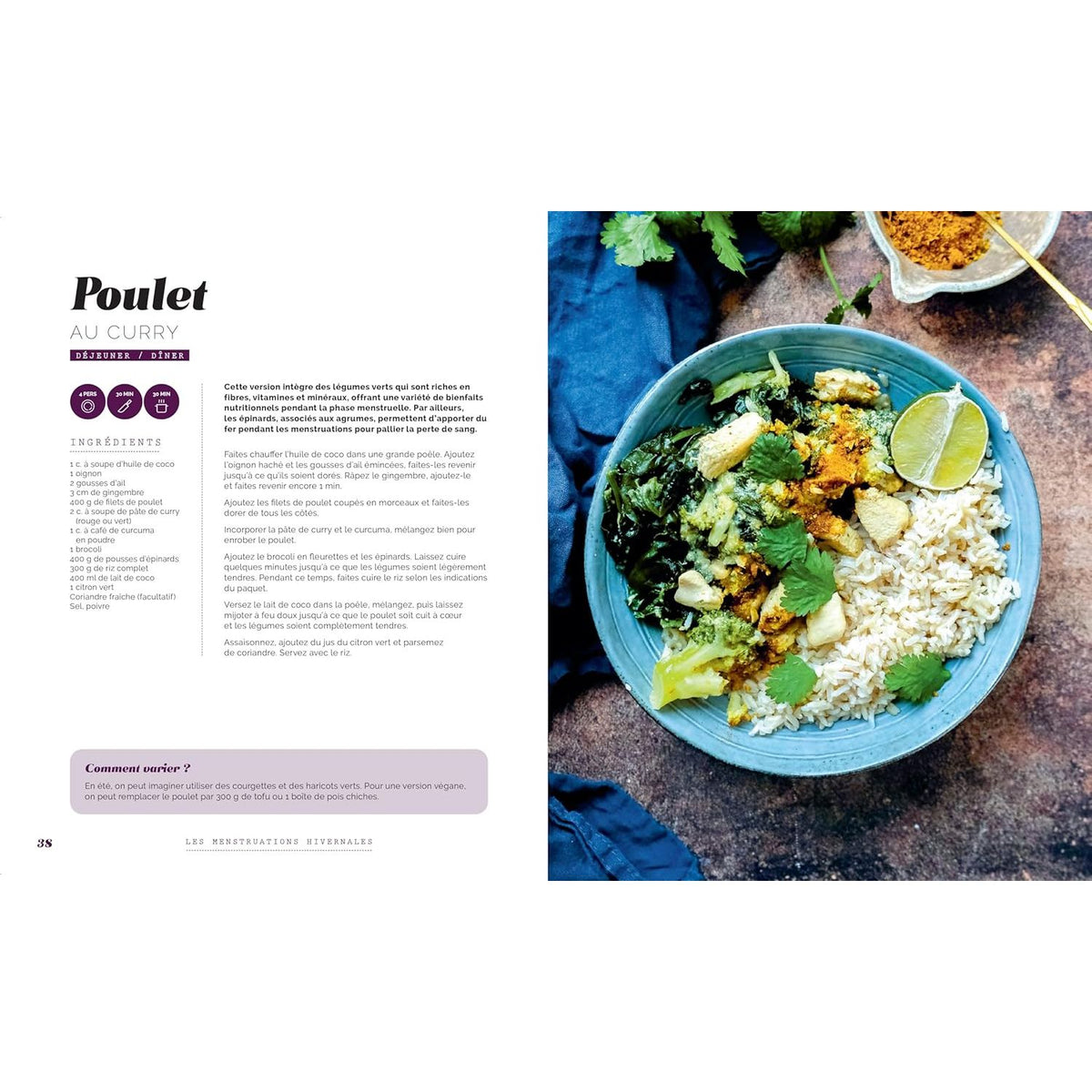 Bien manger au fil de mon cycle ! - Larousse Ed. - Livre de cuisine - - La Guilde Culinaire