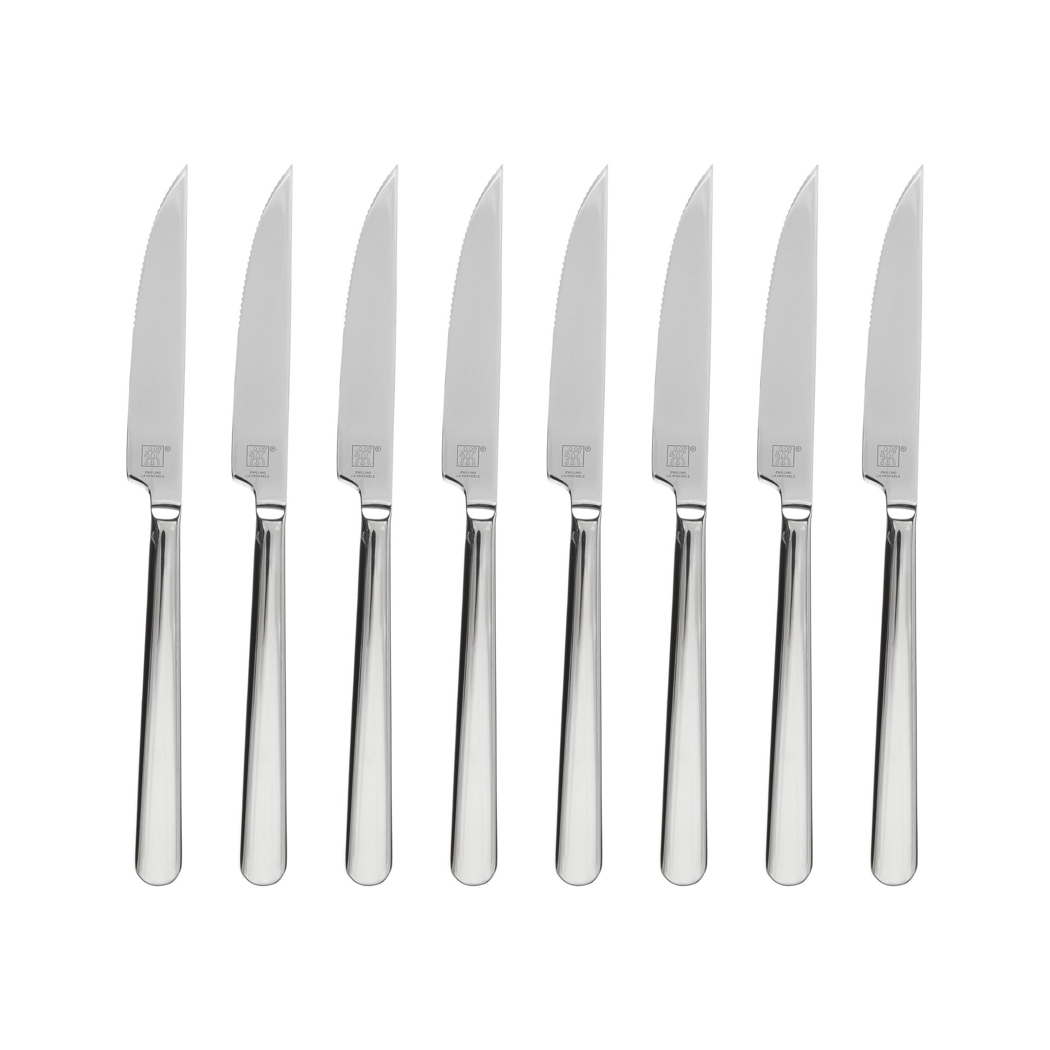 Ensemble 8 couteaux à steak finition miroir Zwilling - Zwilling - Couteau à steak - - La Guilde Culinaire