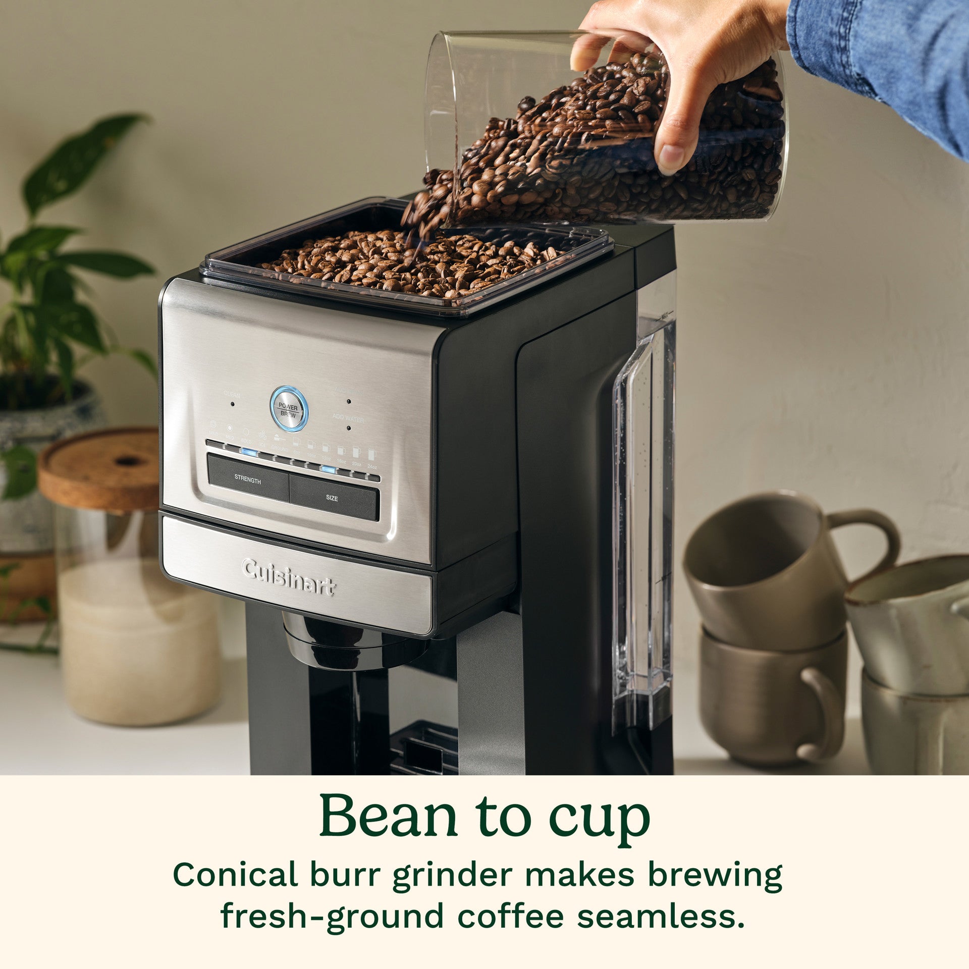 Cafetière à portion individuelle Custom Grind and Brew - Cuisinart - Cafetière - - La Guilde Culinaire