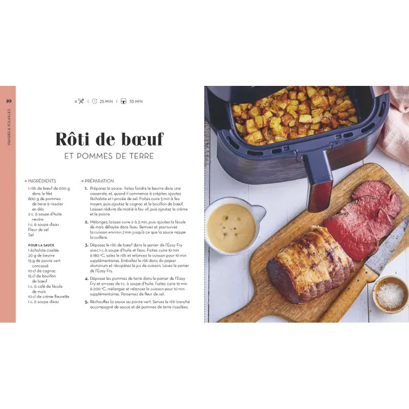 80 recettes au Air Fryer - Easy Fry & Grill - Larousse Ed. - Livre de cuisine - - La Guilde Culinaire