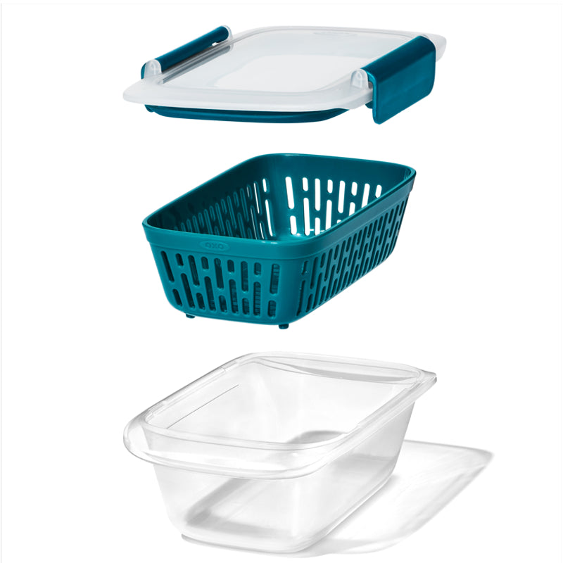 PREP & GO Contenant avec passoire - OXO - Contenant pour aliment - - La Guilde Culinaire