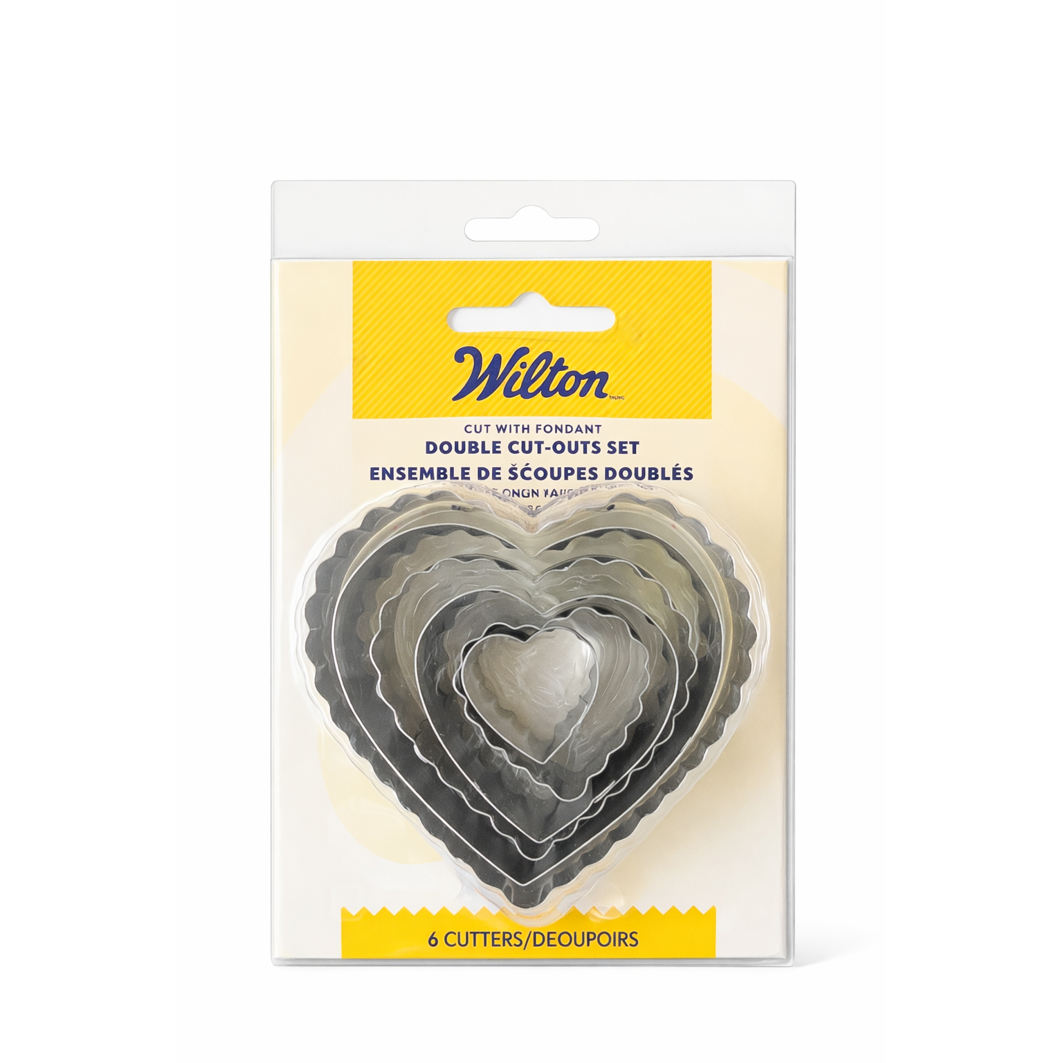 Ensemble de découpes en fondant en forme de cœur, 6 pièces - Wilton - Emporte-pièce - - La Guilde Culinaire