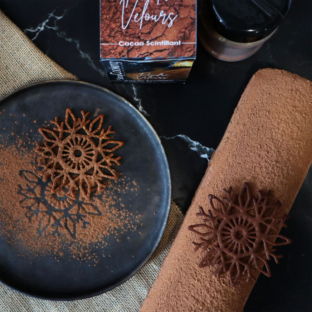 Tapis silicone pour tuile décors Sweet Xmas - Scrapcooking - Tapis de pâtisserie - - La Guilde Culinaire