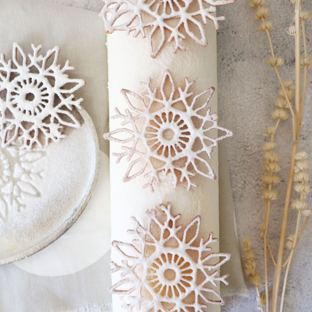 Poudre effet velours neige étincelante - Scrapcooking - Poudre de velours - - La Guilde Culinaire