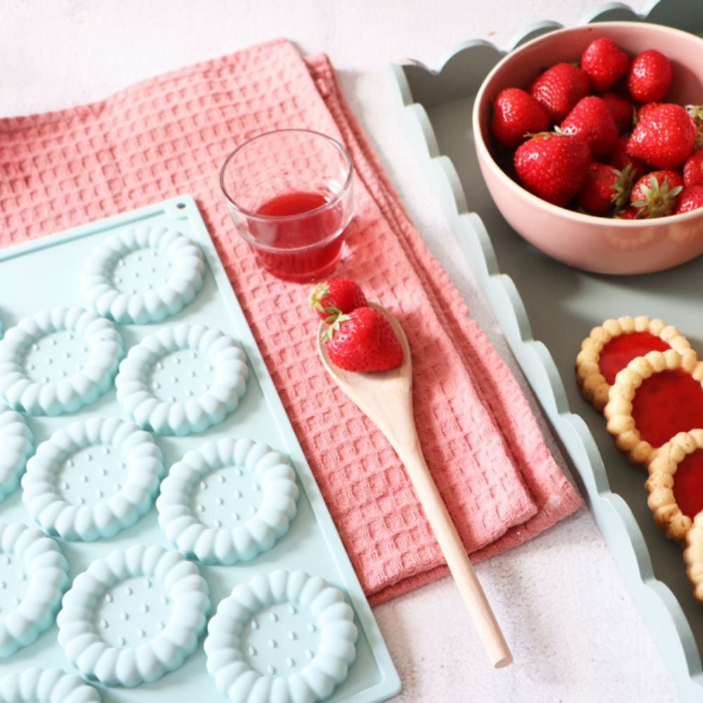 Moule silicone biscuit tartelette - Scrapcooking - Moule à gâteaux - - La Guilde Culinaire