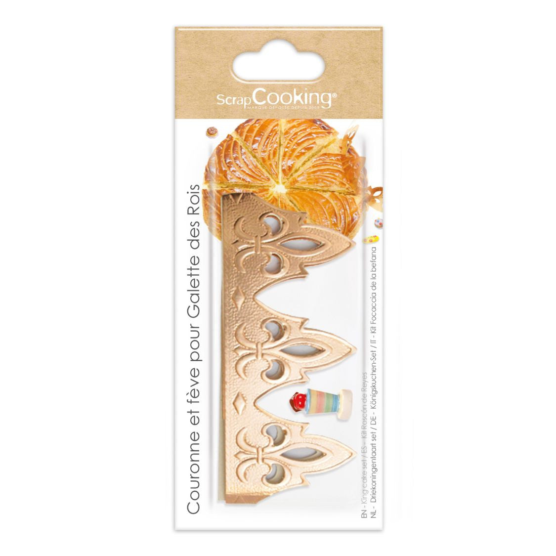 1 fève + 1 couronne - Scrapcooking - Fèves - - La Guilde Culinaire