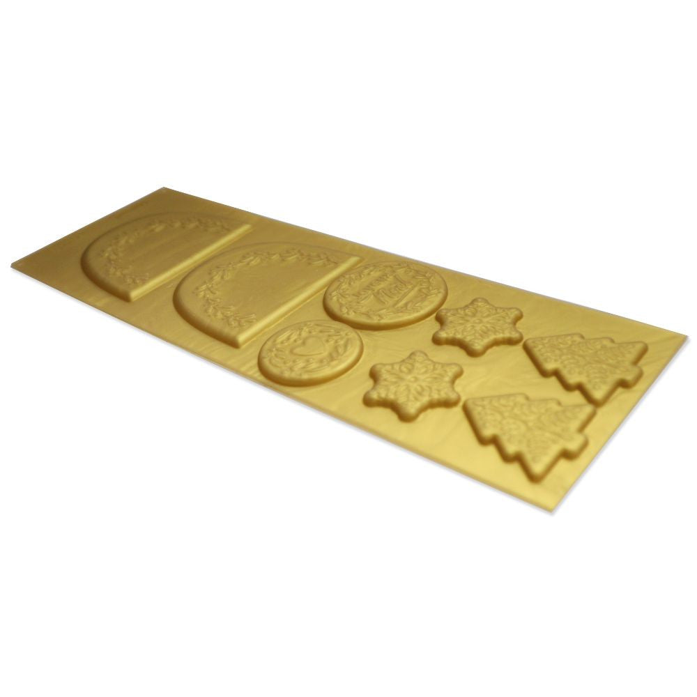 Moule silicone décoration embout de bûche - Scrapcooking - Tapis de pâtisserie - - La Guilde Culinaire