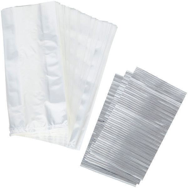 Sacs à friandises transparents, 150 pièces - Wilton - Douille et poche - - La Guilde Culinaire