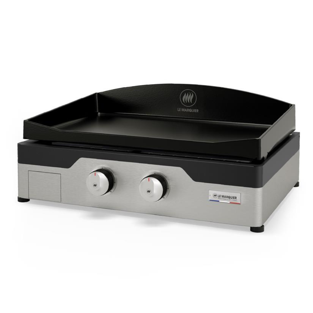Plancha Allure 260 Duo au Gaz - Le Marquier noir et gris - Le Marquier - Plancha - PLSA260DCAN - La Guilde Culinaire