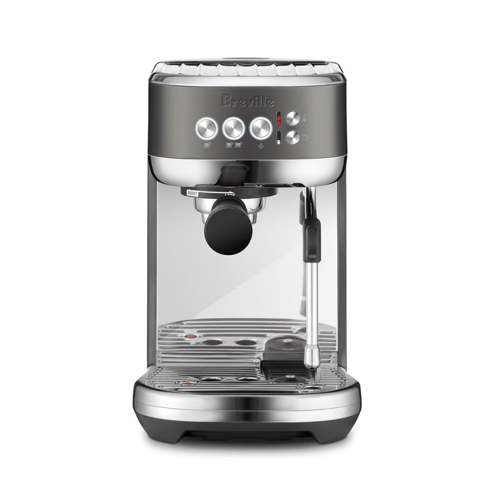 Machine à Café The Bambino Plus Acier inoxydable noir - Breville - Machine à espresso - BES500BST1BCA1 - La Guilde Culinaire