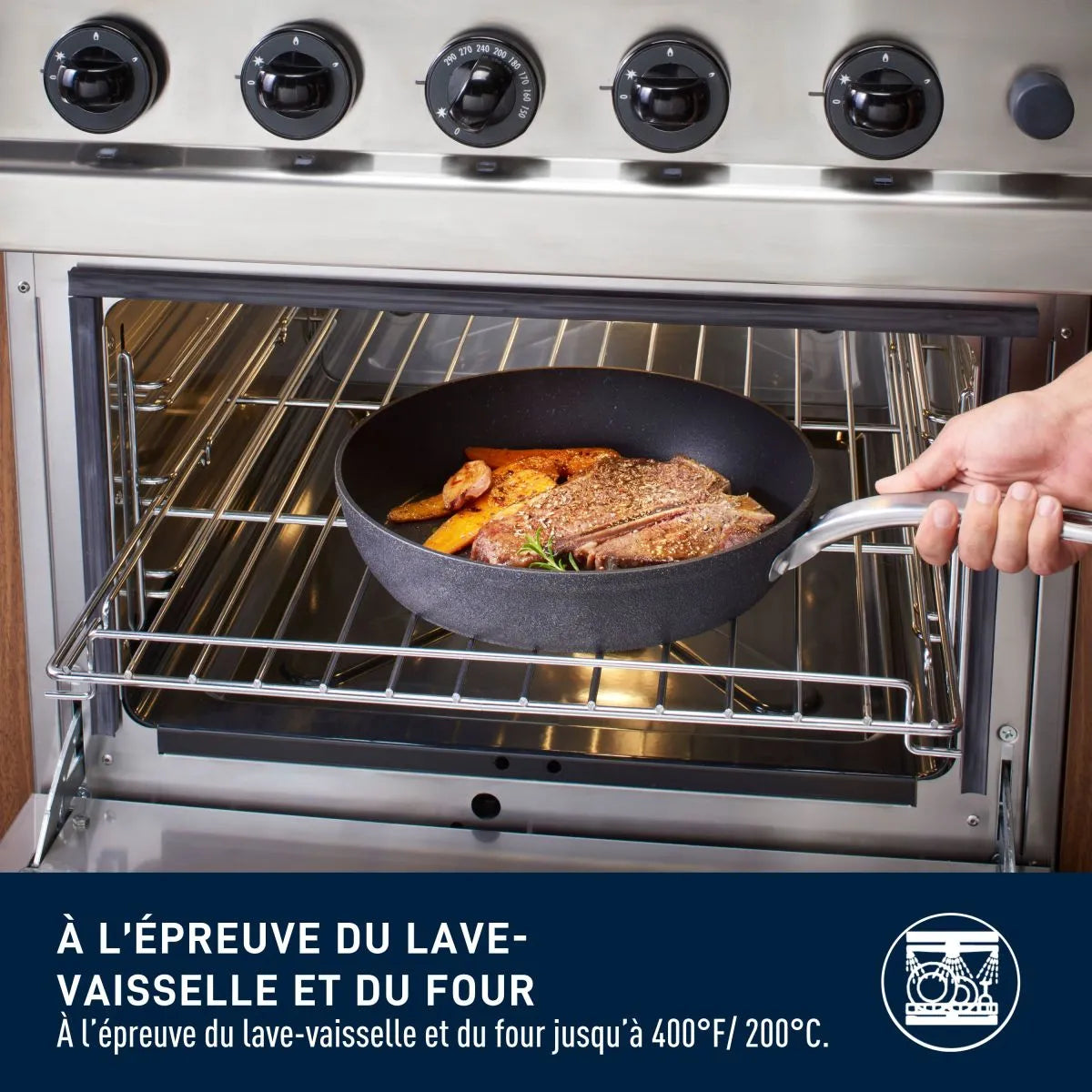 T-fal Stone Shield Poêle - T-fal - Poêle - - La Guilde Culinaire