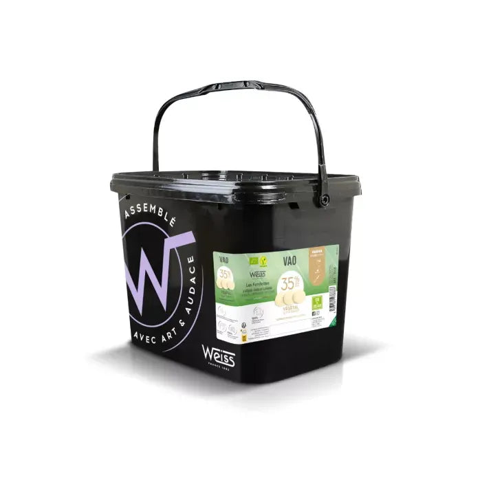 Vao bio 35% - Chocolat végétal de couverture 5 kg / 11.02 lbs - Weiss - Chocolat - 883085 - La Guilde Culinaire