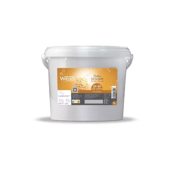 Praliné Sésame 2.5 kg / 5.51 lbs - Weiss - Chocolat - 883088 - La Guilde Culinaire