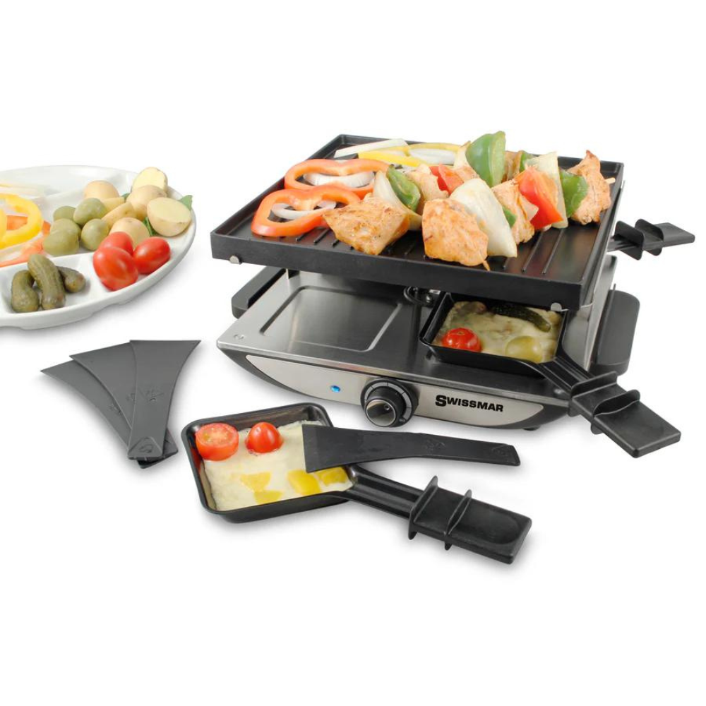 Appareil à raclette, Dessus antiadhésif en aluminium, 4 personnes - Swissmar - Swissmar - Appareil à raclette - - La Guilde Culinaire