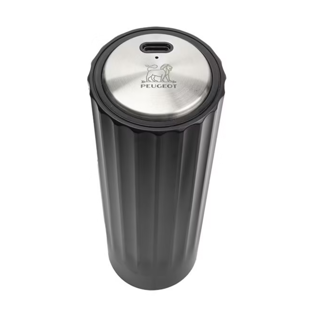 Pompe à Vide Electrique pour le Vin 100% automatique en ABS, noire, 14 cm/5,5" - Peugeot - Pompe à vide - - La Guilde Culinaire