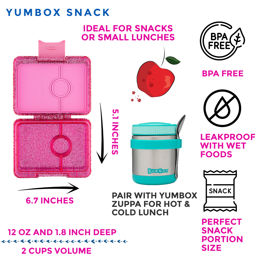 Collection de paillettes format snack - Yumbox - Boîte à repas - - La Guilde Culinaire