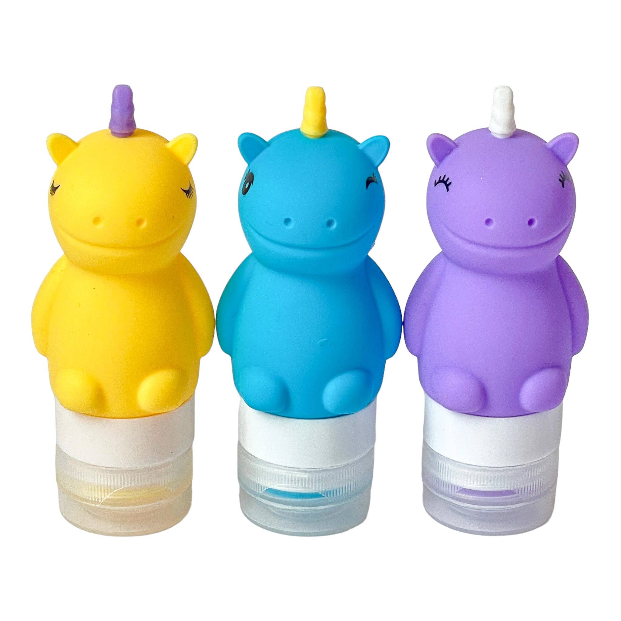 Flacons presse en silicone licorne – Accessoire déjeuner pour enfants - Yumbox - Bouteille à condiment - - La Guilde Culinaire