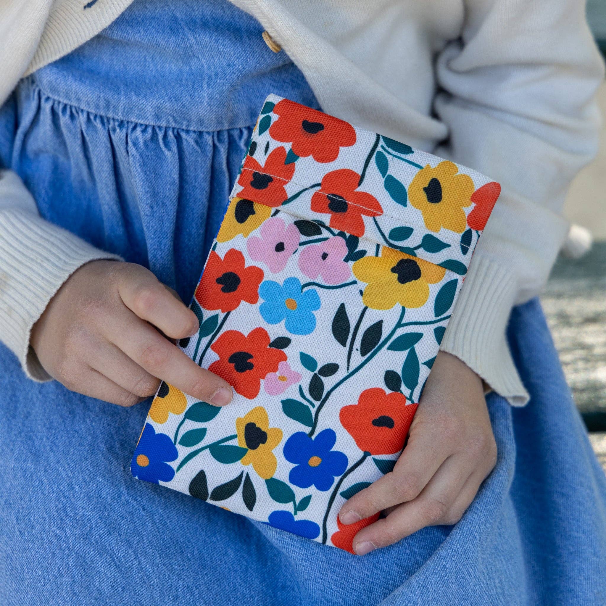 Packs de glace en gel dans des housses en tissu 2 unités - Imprimés floraux - Yumbox - Bloc réfrigérant - - La Guilde Culinaire