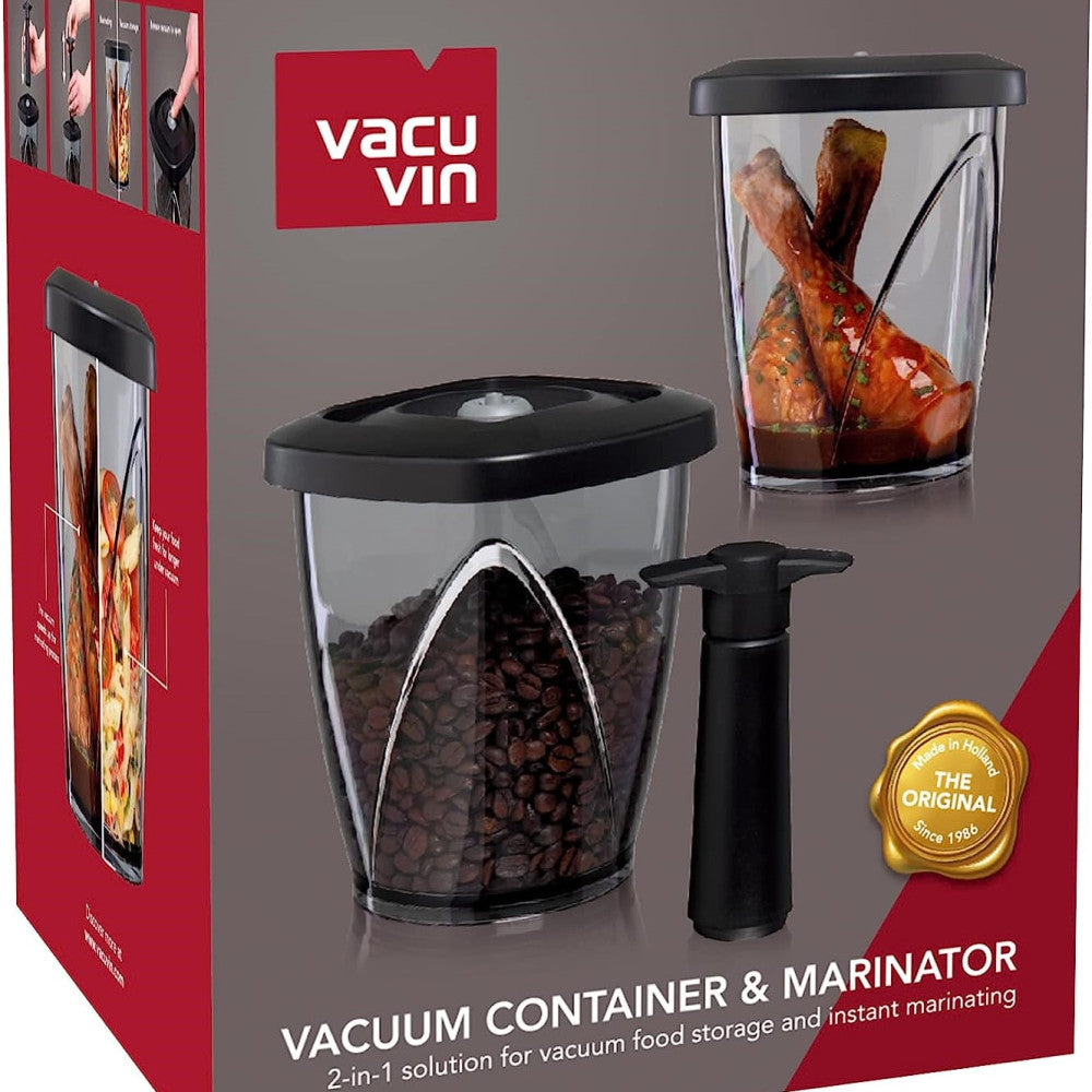 Boîte de conservation du café sous vide 1.3L/44 oz - Vacu Vin * - Vacu Vin - Verseur à vin - - La Guilde Culinaire