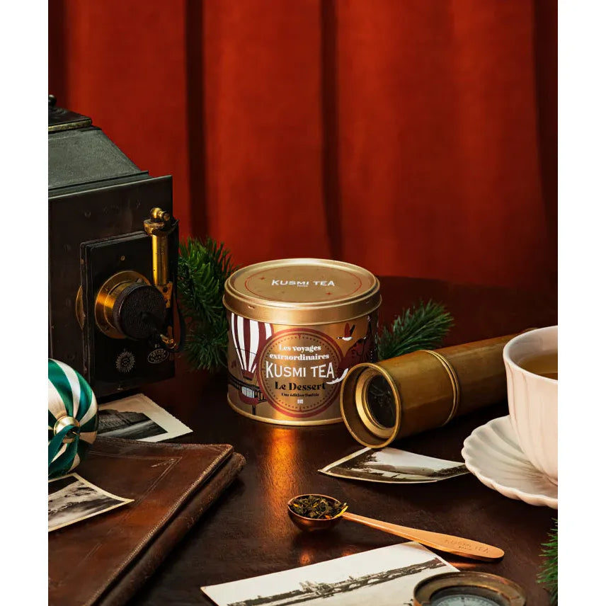 Thé "Le Dessert" - Boîte métal 90g - Kusmi Tea - Thé et infusion - - La Guilde Culinaire