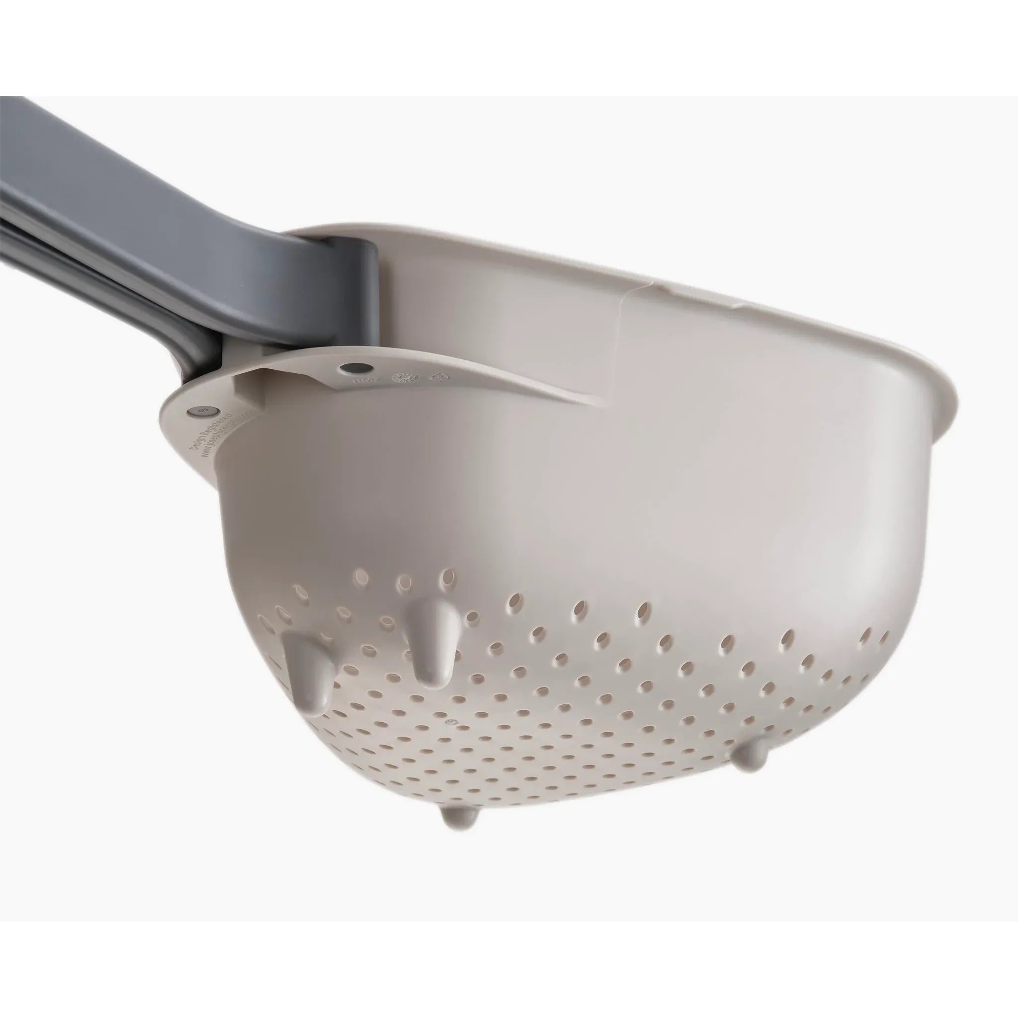 Grande passoire blanche Droplet avec poignée pliable - Joseph Joseph - Passoire et écumoire - - La Guilde Culinaire