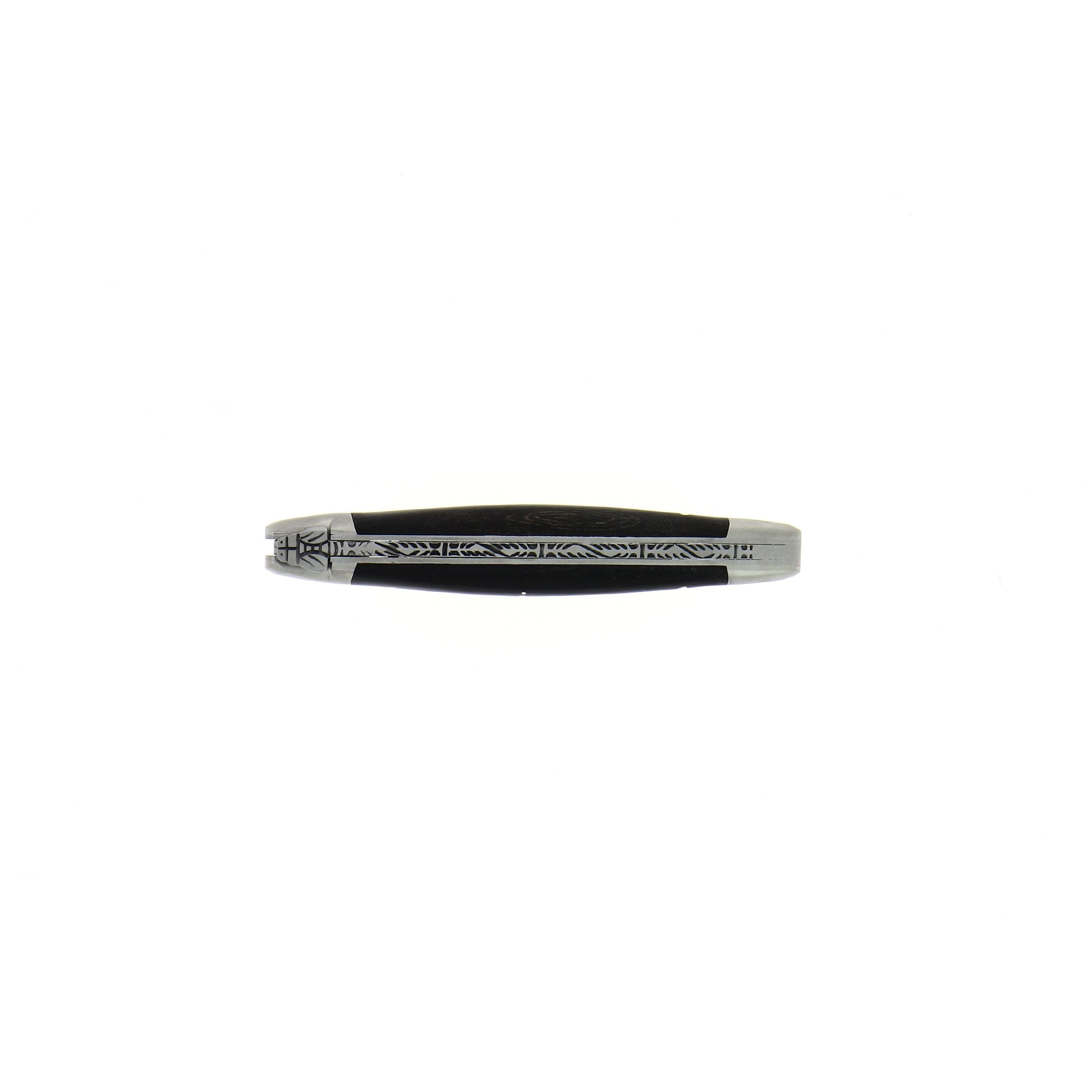 Couteau pliant 9 cm, mitre inox mat – Laguiole - Laguiole - Couteau de poche - - La Guilde Culinaire