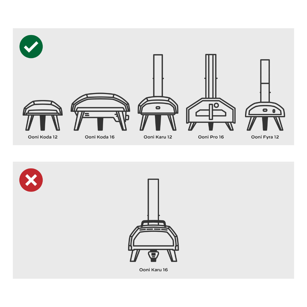 Embouts antidérapants Ooni pour fours à pizza Ooni (lot de 3) - Ooni - Embouts antidérapants - - La Guilde Culinaire