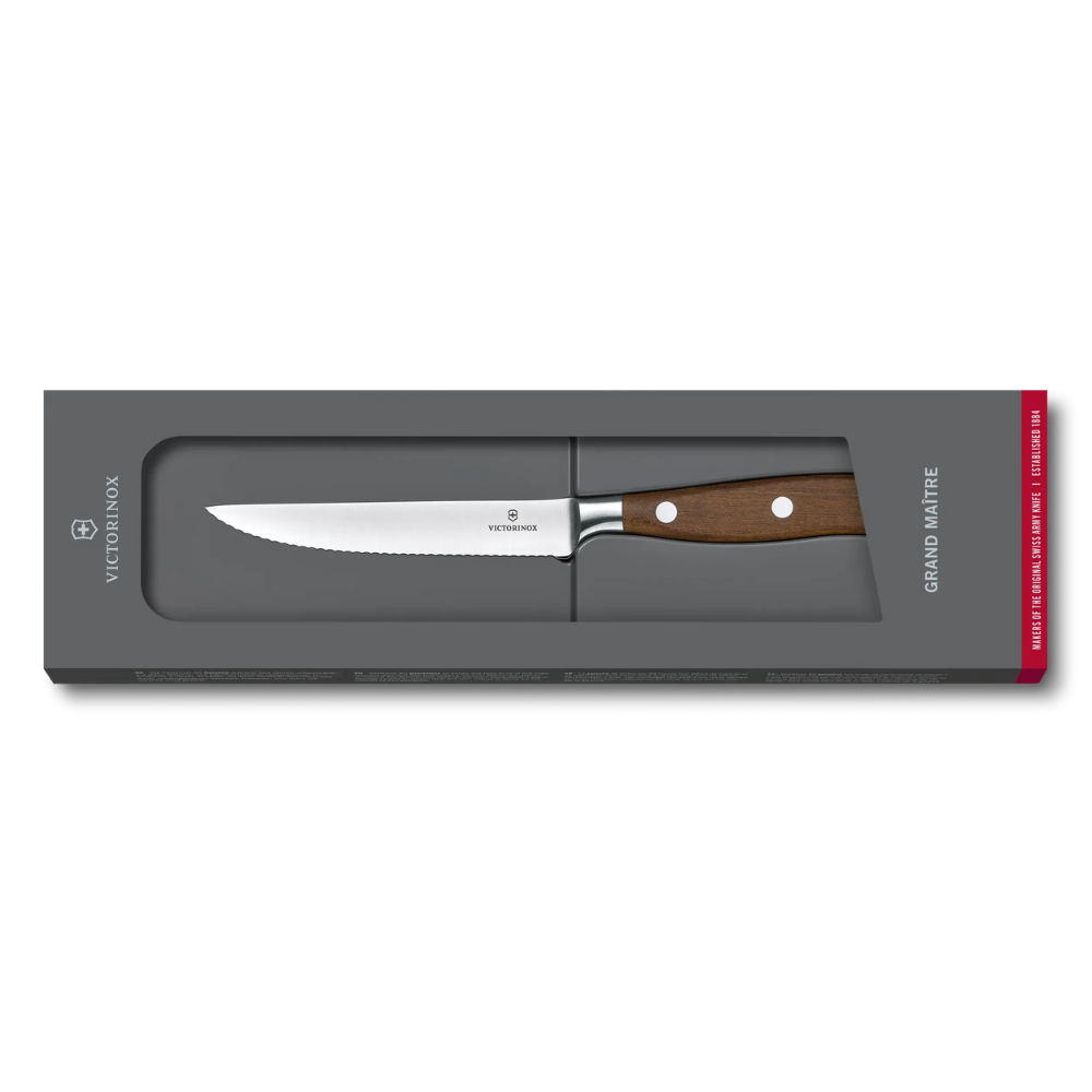Grand Maître Wood Couteau à steak ! - Victorinox - Couteau à steak - - La Guilde Culinaire