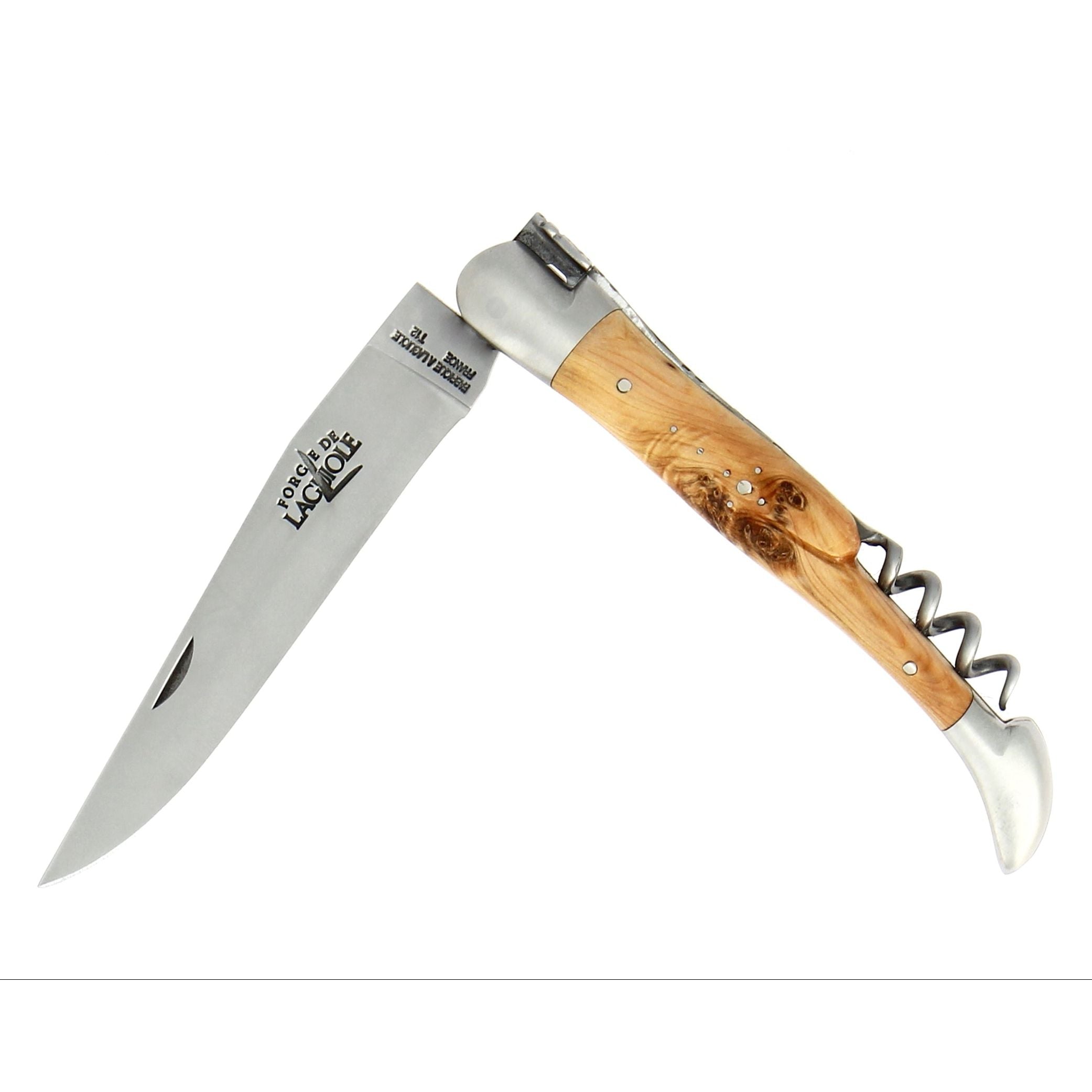 Tire-bouchon - 12 cm mitres inox Finition satinée – Laguiole Genévrier - Laguiole - Tire-bouchon - 00004015 - 22121 IN GE SAT - La Guilde Culinaire