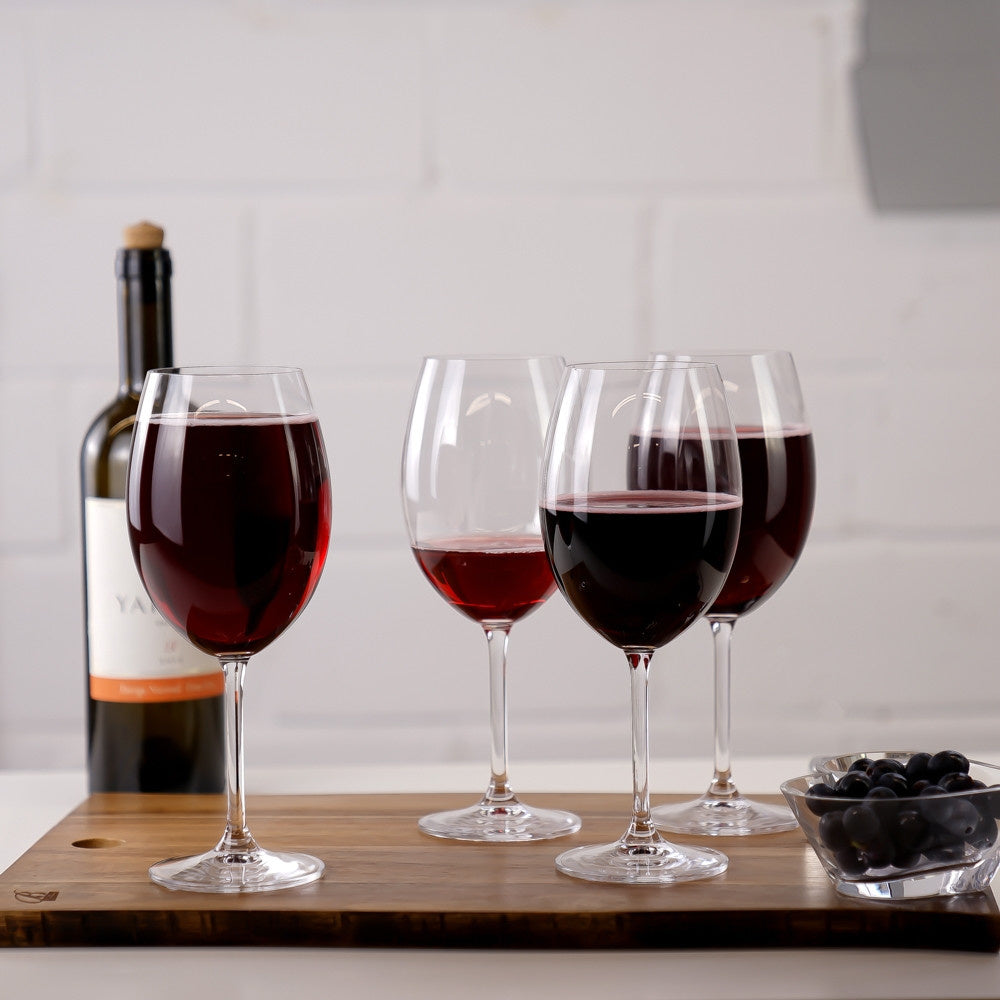 Verres à vin Rouge "VINUM" 580ml, boîte de 4 - Brilliant - Verre à vin - - La Guilde Culinaire