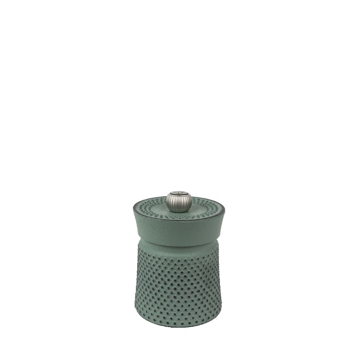 Moulin à poivre manuel en fonte vert céladon 8 cm - 3 po - Peugeot - Moulin à poivre - - La Guilde Culinaire