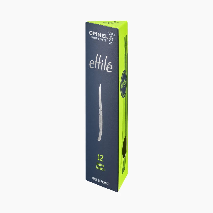 Opinel - N°12 Couteau Effilé Hêtre - Opinel - Couteau parallèle - - La Guilde Culinaire