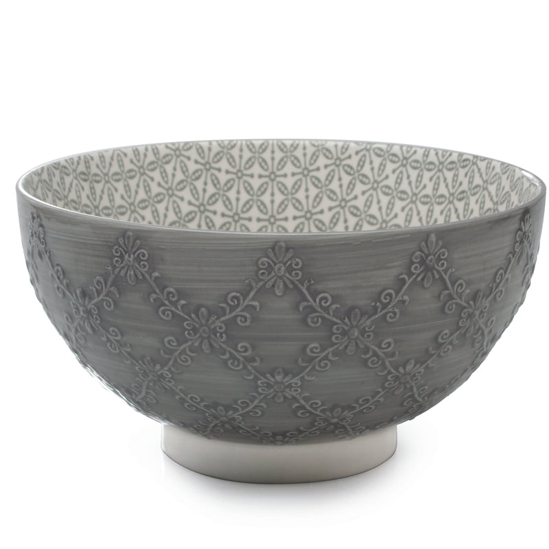 Bol de service TRELLIS Gris - Bia - Bol - 440485 GY - La Guilde Culinaire