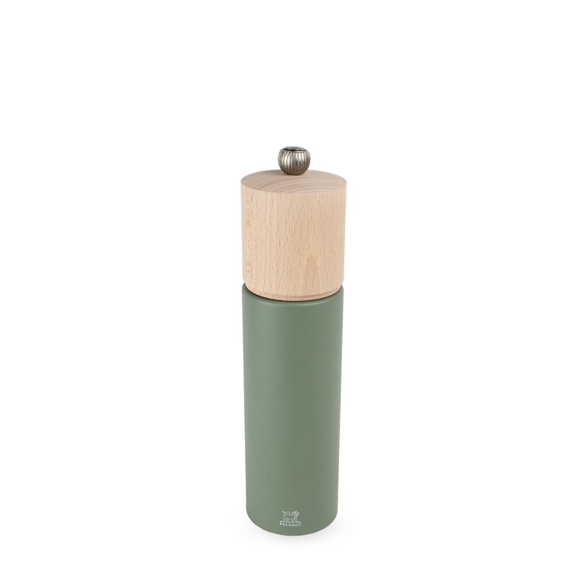 Moulin à poivre manuel en bois, 21cm - 8" Vert fougère - Peugeot - Moulin à poivre - 44275 - La Guilde Culinaire