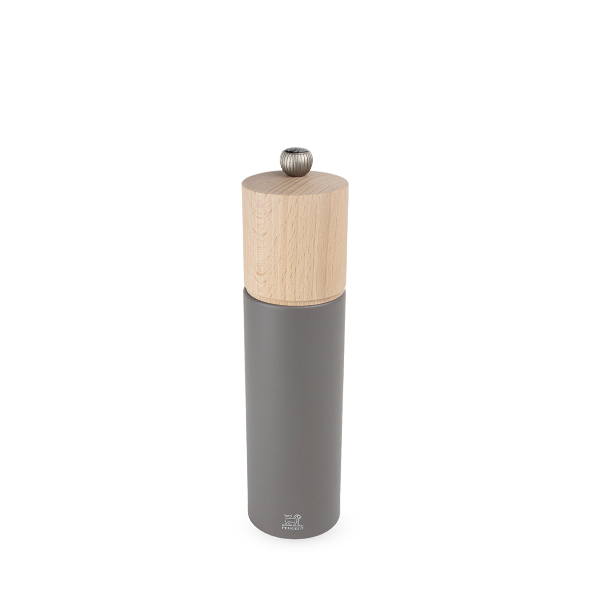 Moulin à poivre manuel en bois, 21cm - 8" Gris roche - Peugeot - Moulin à poivre - 44305 - La Guilde Culinaire
