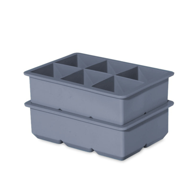 BAR Lot de 2 grands bacs à glaçons carrés - OGGI - Moule à glaçons - - La Guilde Culinaire