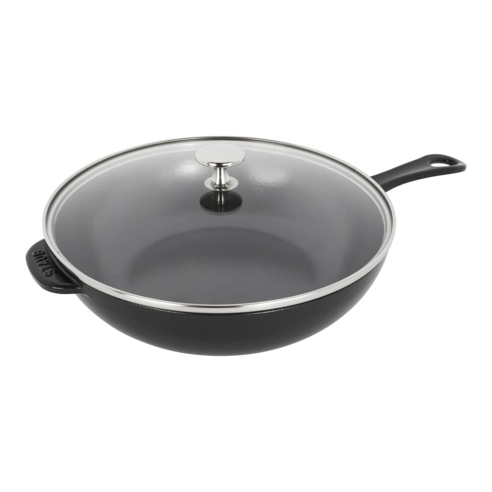 Poêle en fonte de 26 cm STAUB Noir - Staub - Poêle en fonte - 40508-816-0 / 1010643 - La Guilde Culinaire