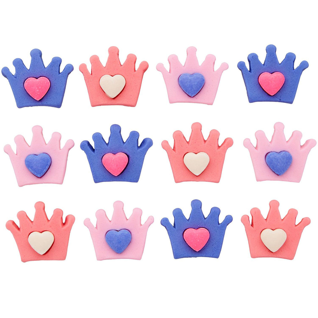 Décorations en glaçage royal - Cœurs, 12 pièces - Wilton - Décors sucrés - - La Guilde Culinaire