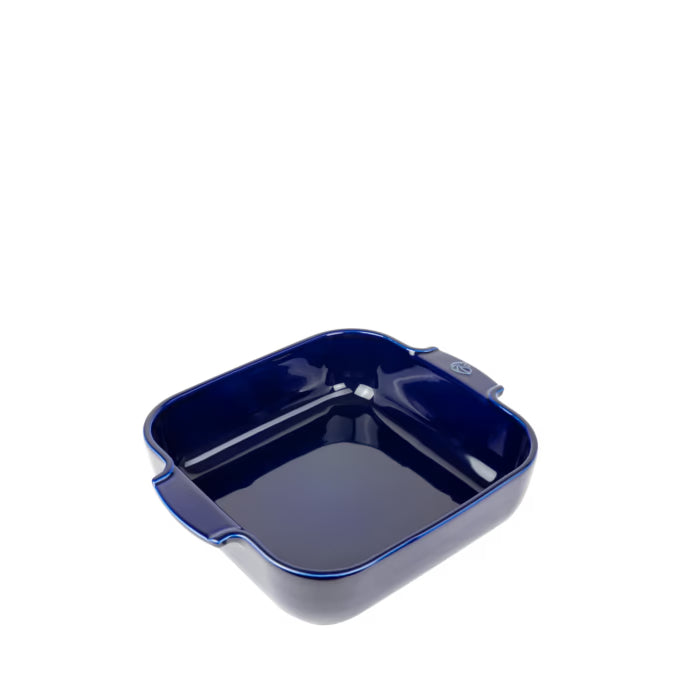 APPOLIA - Plat four en céramique carré 28cm - 11 po Bleu profond - Peugeot - Plat pour four - 60190 - La Guilde Culinaire