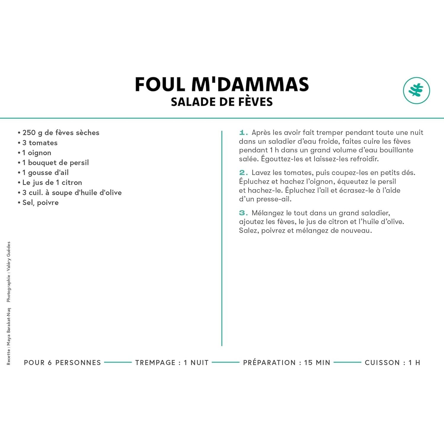 Coffret fiche - Salades - Marabout - Livre de cuisine - - La Guilde Culinaire