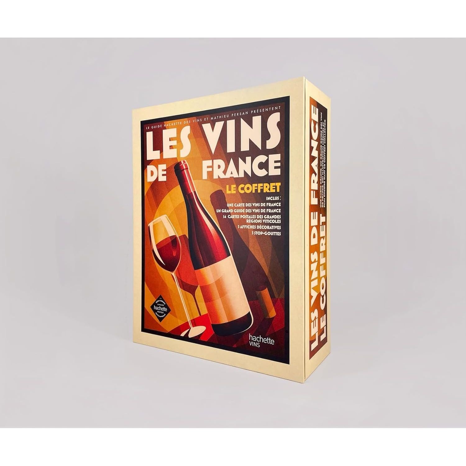 Coffret Les vins de France - Hachette Ed. - Livre d'alcool et boisson - - La Guilde Culinaire