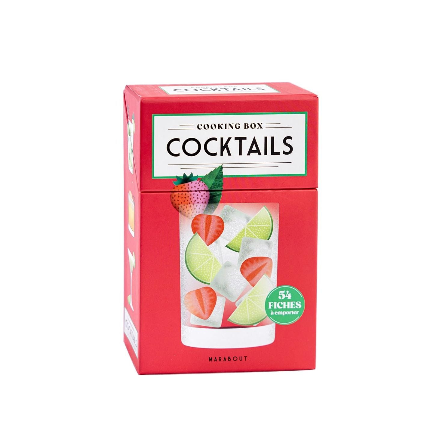 Cooking box - Cocktails - Marabout - Livre d'alcool et boisson - - La Guilde Culinaire