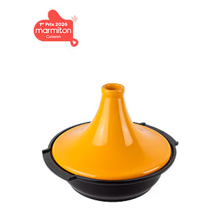 Atlas, Tajine Tous Feux, 30 cm Noir et Jaune - Peugeot - Tajine - 62163 - La Guilde Culinaire