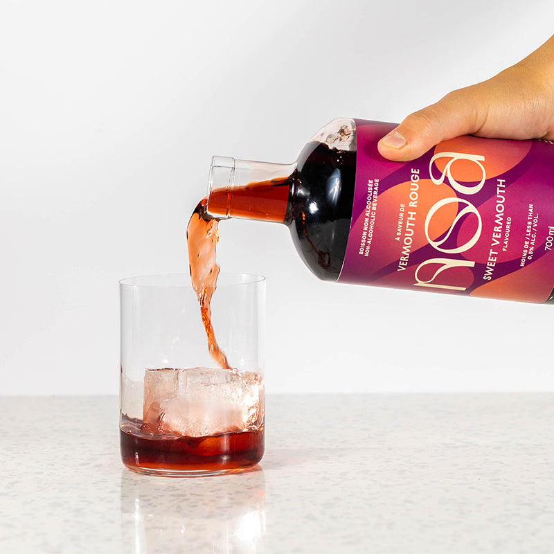 Vermouth rouge sans alcool - 700ml - Monsieur Cocktail - Spiritueux sans alcool - - La Guilde Culinaire