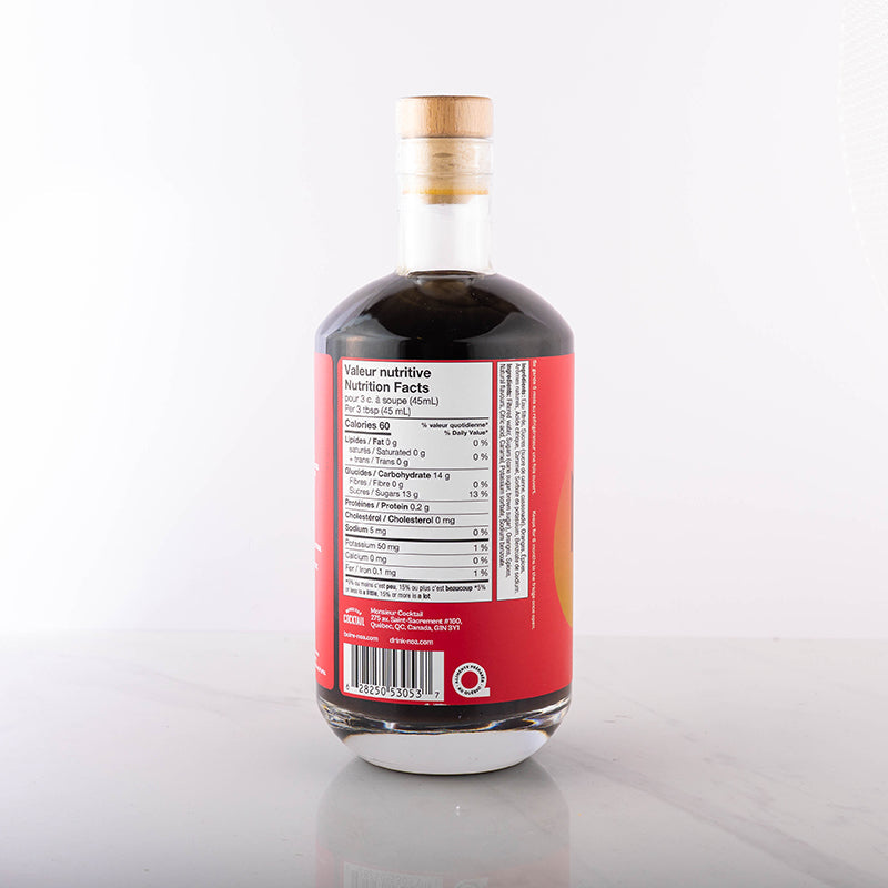 Amaro Sicilien sans alcool - 700ml - Monsieur Cocktail - Spiritueux sans alcool - - La Guilde Culinaire