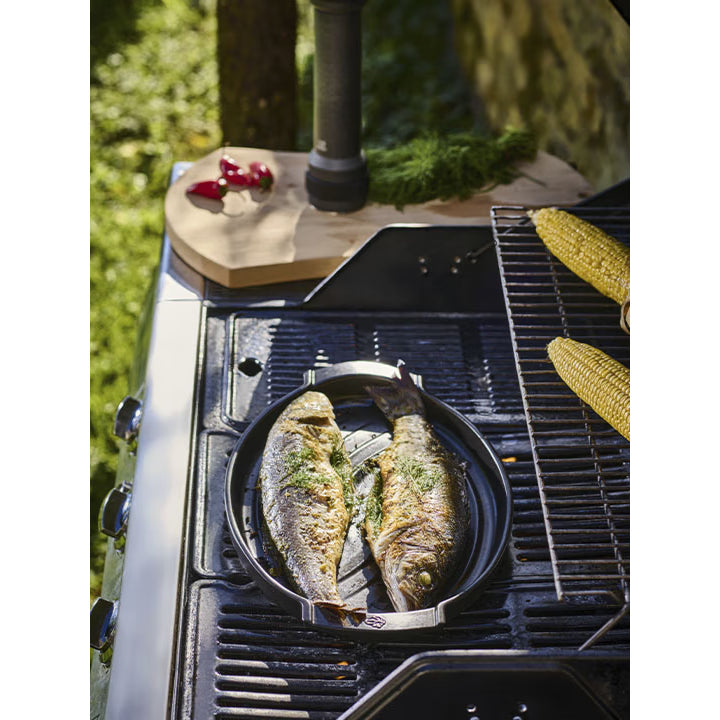 GRILL TO TABLE, Grill Poisson, 41 cm - Peugeot - Accessoire pour BBQ - - La Guilde Culinaire