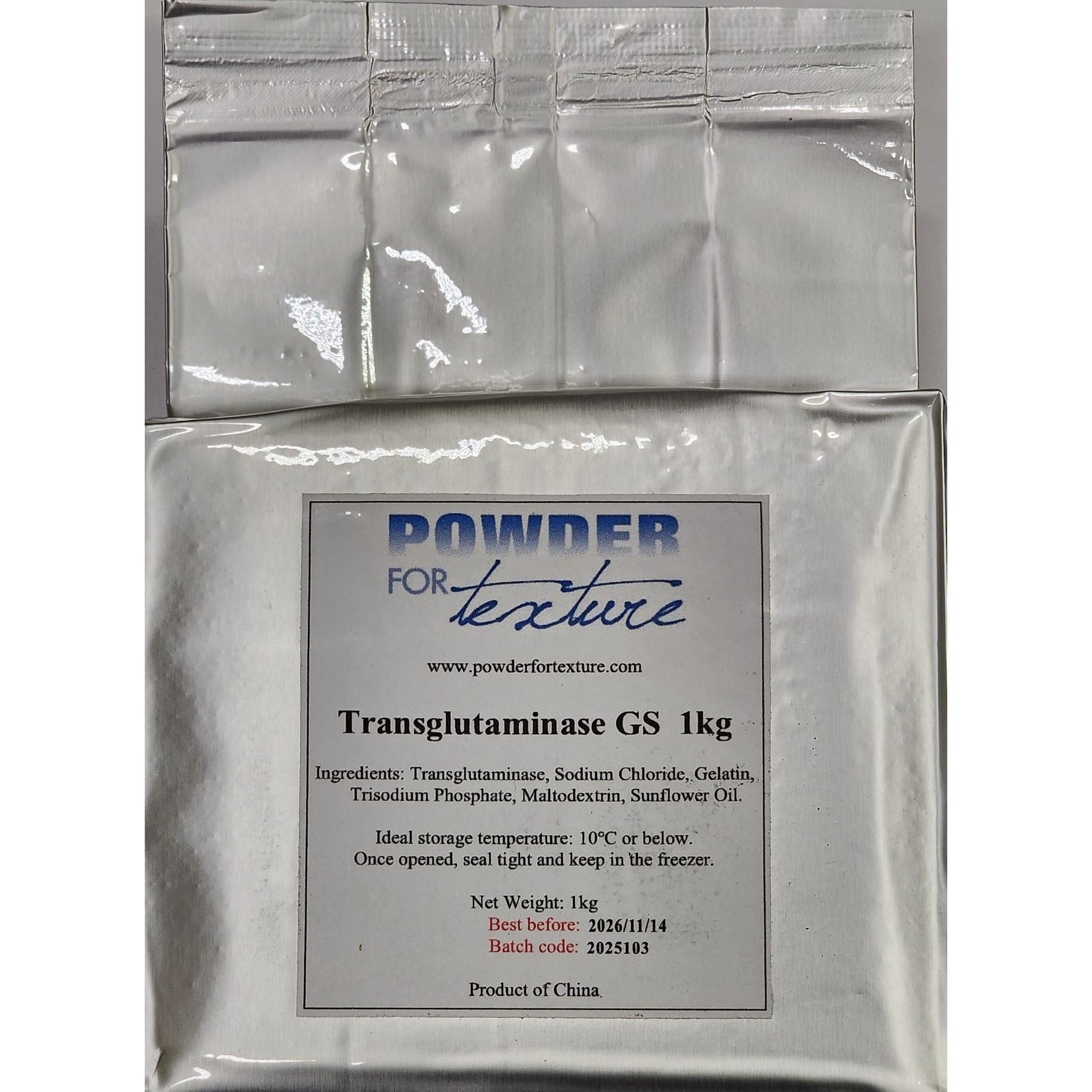Transglutaminase Activa GS 1 kg - La Guilde Culinaire - Produit moléculaire - - La Guilde Culinaire