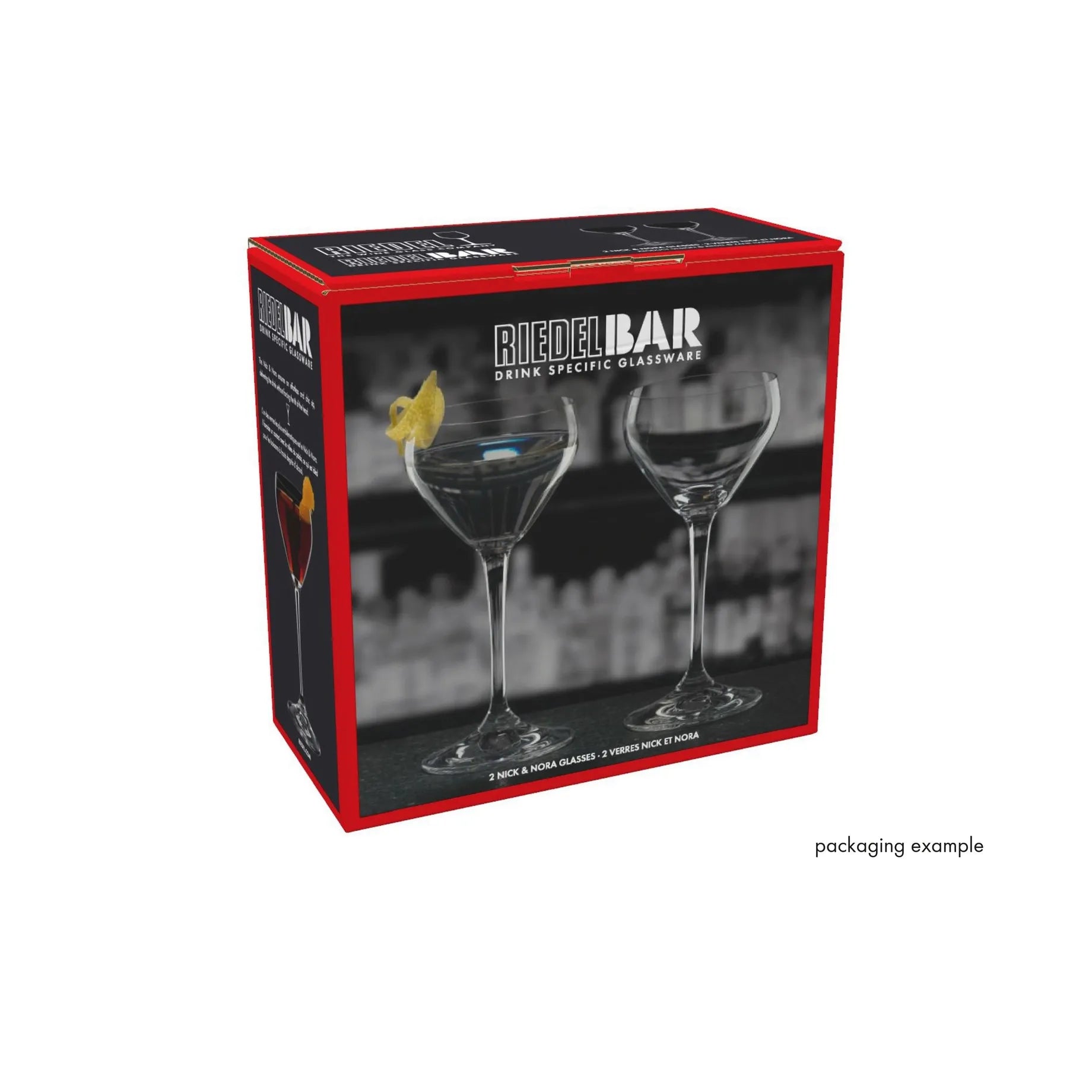 Verre Nick & Nora - Collection Bar (Boîte de 2) - Riedel - Verre à cocktail - - La Guilde Culinaire