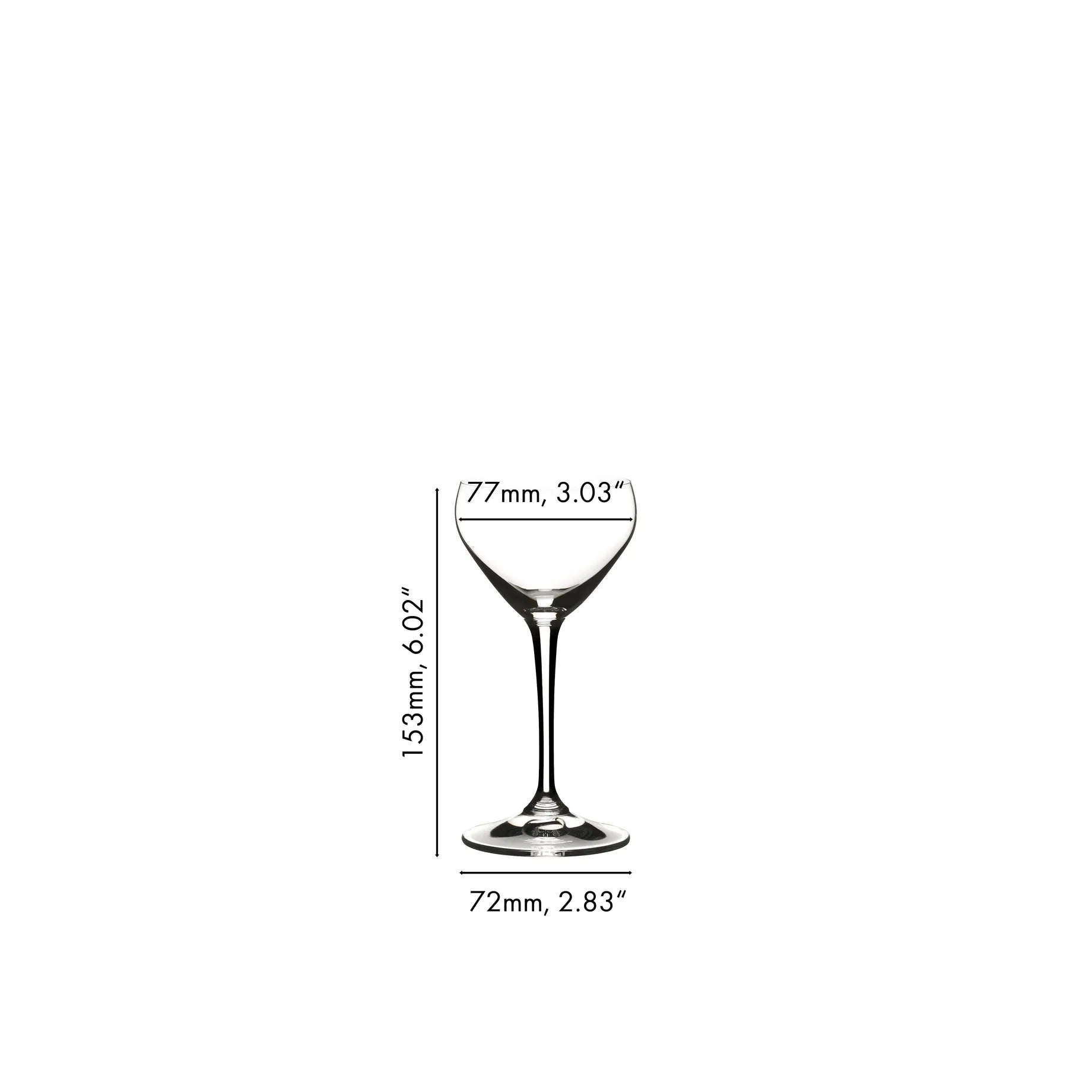 Verre Nick & Nora - Collection Bar (Boîte de 2) - Riedel - Verre à cocktail - - La Guilde Culinaire