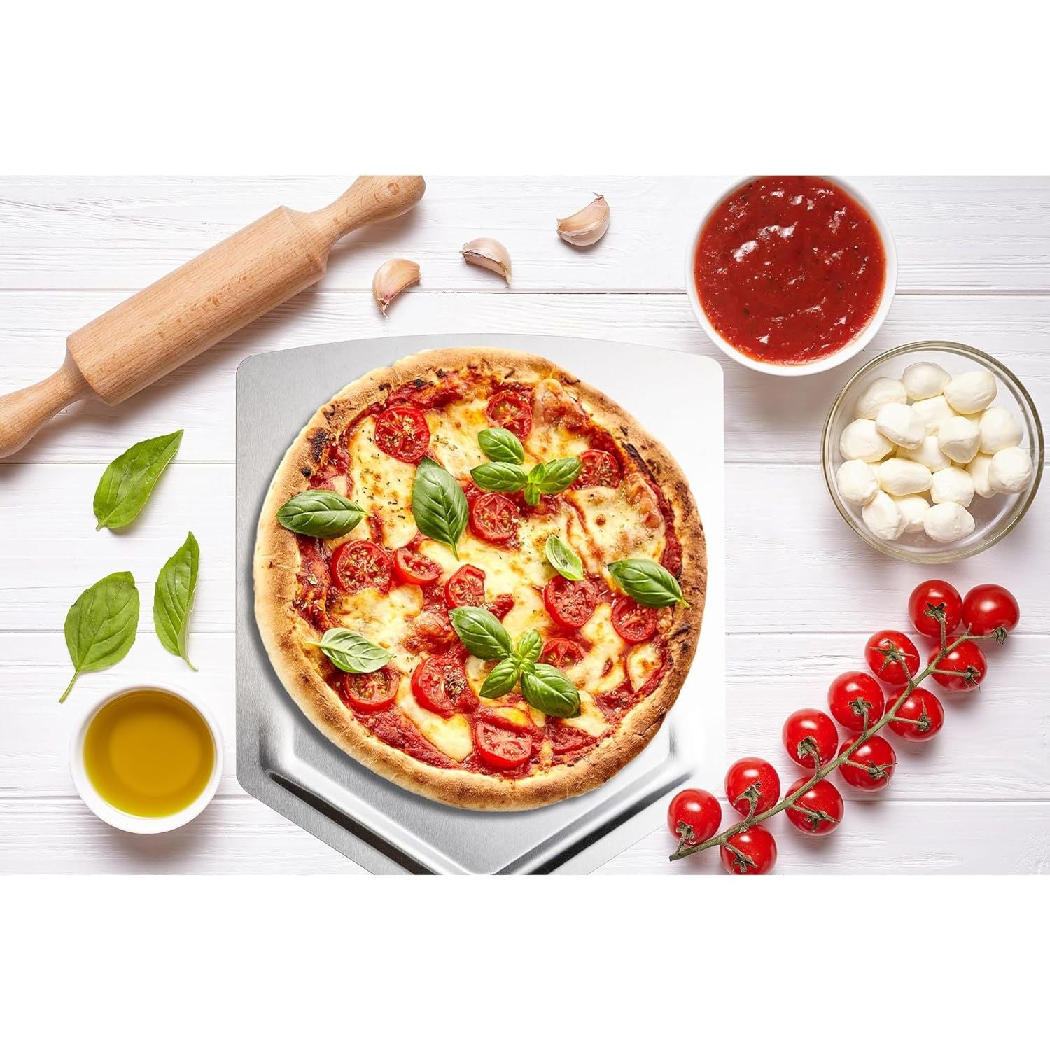 Pelle à pizza en métal avec manche rabattable, Outset XL Foxrun - Outset - Pelle à pizza - - La Guilde Culinaire